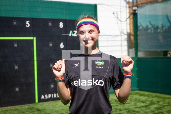 Photo by Erin Vaudin. 27.08.24. Ella Gidney, 18 attended discussions about the importance of Pride in sport.