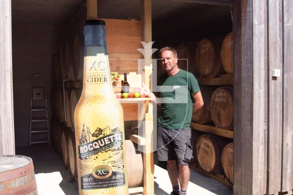 Photo by Erin Vaudin. 27.08.24. James Meller is looking forward to the Roquettes Cider annual apple swap.