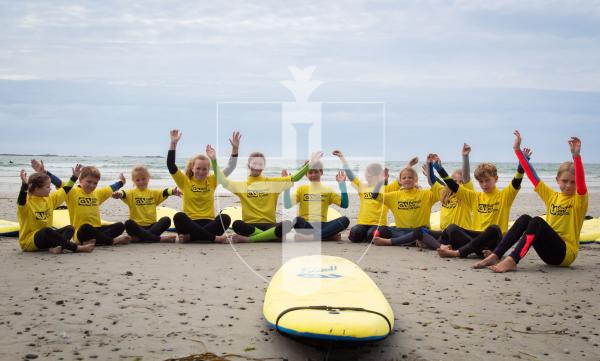 Photo by Erin Vaudin. 28.08.24. It is Guernsey Surf School's last week of Summer School.