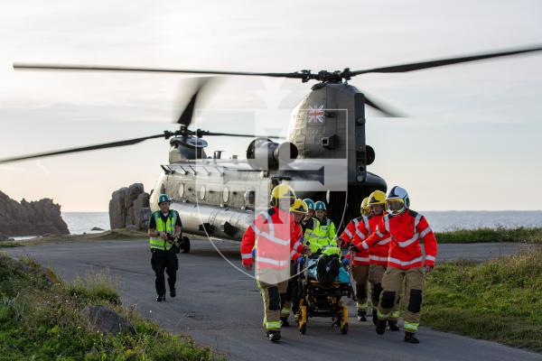 Picture by Karl Dorfner 29-08-2024 - Images from the RAF/medivac training exercise