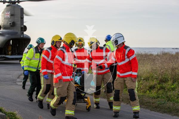 Picture by Karl Dorfner 29-08-2024 - Images from the RAF/medivac training exercise