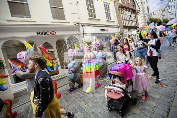 Picture by Sophie Rabey.  07-09-24.  Channel Island Pride 2024 celebrations in St Peter Port Town.