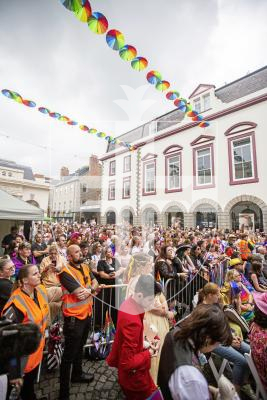 Picture by Sophie Rabey.  07-09-24.  Channel Island Pride 2024 celebrations in St Peter Port Town.