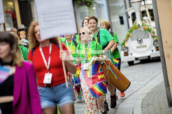 Picture by Sophie Rabey.  07-09-24.  Channel Island Pride 2024 celebrations in St Peter Port Town.