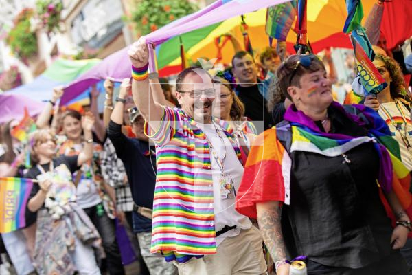 Picture by Sophie Rabey.  07-09-24.  Channel Island Pride 2024 celebrations in St Peter Port Town.