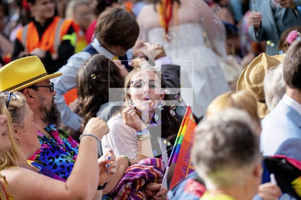 Picture by Sophie Rabey.  07-09-24.  Channel Island Pride 2024 celebrations in St Peter Port Town.