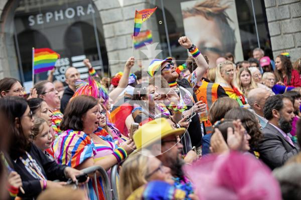 Picture by Sophie Rabey.  07-09-24.  Channel Island Pride 2024 celebrations in St Peter Port Town.