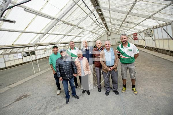 Picture by Sophie Rabey.  09-09-24.  The Guernsey Petanque club is celebrating their 40 year anniversary.  Pictured are a few members who have been with the club since the early days.