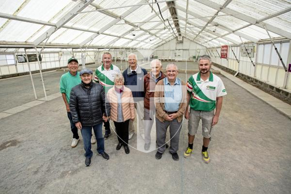 Picture by Sophie Rabey.  09-09-24.  The Guernsey Petanque club is celebrating their 40 year anniversary.  Pictured are a few members who have been with the club since the early days.