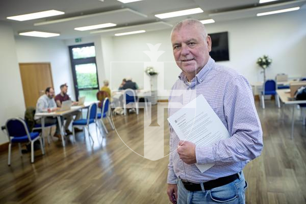 Picture by Peter Frankland. 11-09-24 Tax drop-in at Castel Douzaine Rooms. The tax office are doing out-of-town sessions for people to discuss any tax issues they might have. Customer and Administration Services Lead Chris Cox