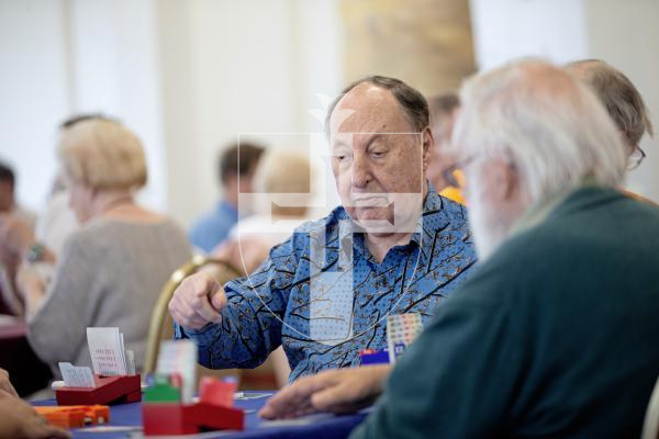 Picture by Peter Frankland. 12-09-24 Bridge champiuonships at Les Cotils. Paul Hackett