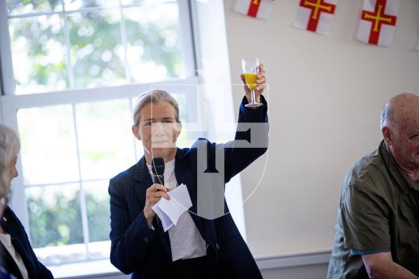 Picture by Peter Frankland. 13-09-24 St Saviours Community Centre. A ceremony was held to celebrate the 30th anniversary of the twinning of the parish with Montebourg.