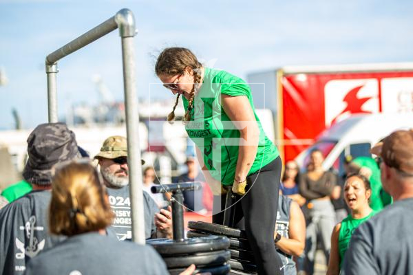 Picture by Karl Dorfner. 14-09-2024 - Action from the Guernsey's Strongest competition, the step climb event