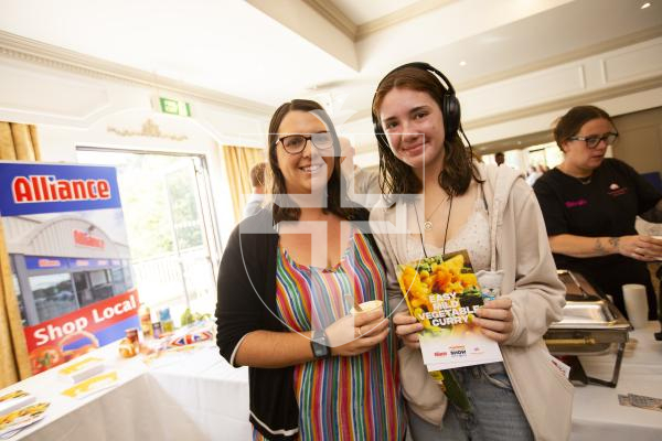 Picture by Sophie Rabey.  21-09-24.  Guernsey Electricity held a 'Poweing life for less show' at St Pierre Park.  There were a range of local community partners on hand during the day to give tips and tricks on how to save some money with electricity usage at home.
Kelly Divall and daughter Jasmine (aged 16).