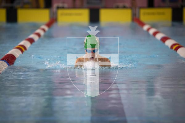 Picture by Peter Frankland. 27-09-24 Swimming at St Sampson's High School. The Wayfarers Travel Island Championships 2024. Cameron Le Tissier, 9.