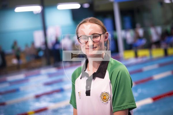 Picture by Peter Frankland. 27-09-24 Swimming at St Sampson's High School. The Wayfarers Travel Island Championships 2024. Emma Bourgaize, 15.