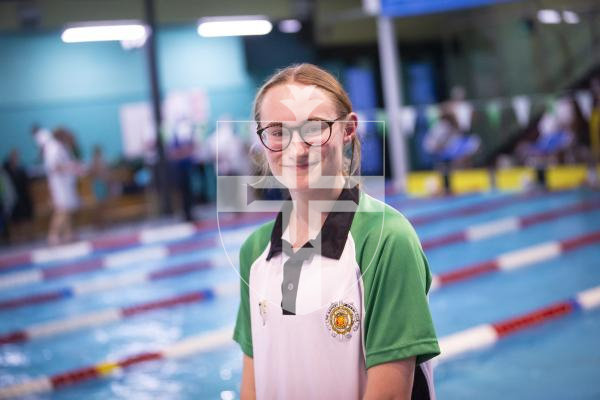 Picture by Peter Frankland. 27-09-24 Swimming at St Sampson's High School. The Wayfarers Travel Island Championships 2024. Emma Bourgaize, 15.