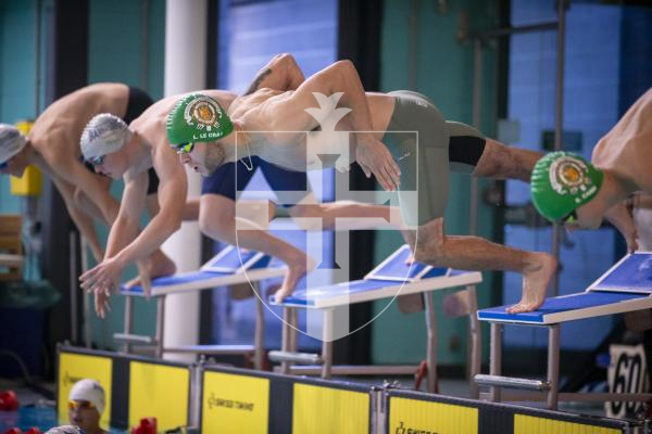 Picture by Peter Frankland. 27-09-24 Swimming at St Sampson's High School. The Wayfarers Travel Island Championships 2024. Luke Le Cras, 19.