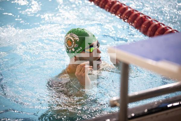 Picture by Peter Frankland. 27-09-24 Swimming at St Sampson's High School. The Wayfarers Travel Island Championships 2024. Luke Le Cras, 19.