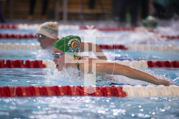 Picture by Peter Frankland. 27-09-24 Swimming at St Sampson's High School. The Wayfarers Travel Island Championships 2024. Chloe Brown, 18