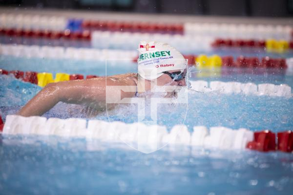 Picture by Peter Frankland. 27-09-24 Swimming at St Sampson's High School. The Wayfarers Travel Island Championships 2024. Orla Rabey, 22.