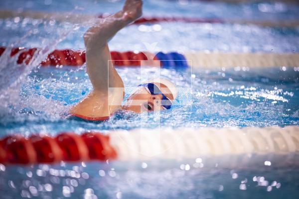 Picture by Peter Frankland. 27-09-24 Swimming at St Sampson's High School. The Wayfarers Travel Island Championships 2024. Eden Smith, 13