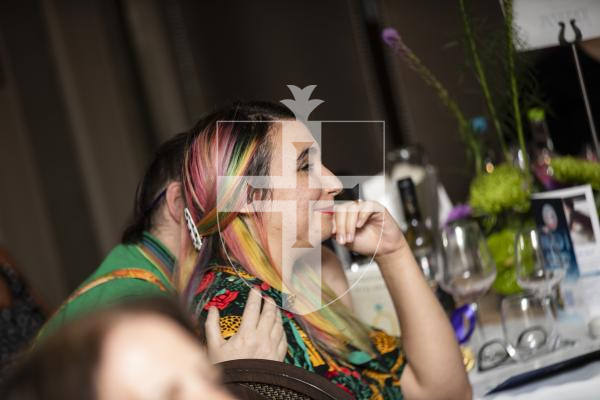 Picture by Sophie Rabey.  07-10-23.  Pride of Guernsey 2023 Awards at St Pierre Park.
Customer Service of the Year, sponsored by DWA.   
Lydia Teede from Iris and Dora