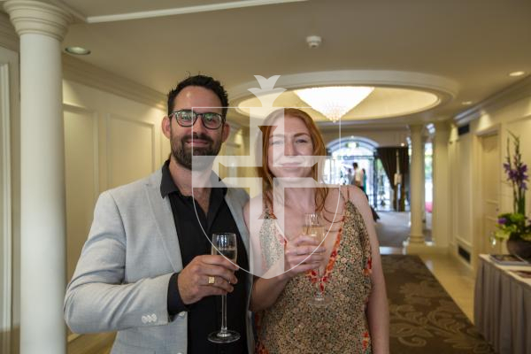 Picture by Luke Le Prevost. 07-10-23.
Pride of Guernsey Awards 2023.
L-R Matthew Leach and Imogen Berryman