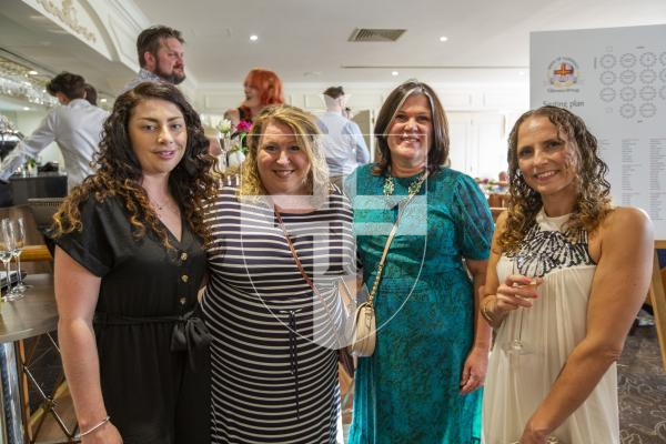 Picture by Luke Le Prevost. 07-10-23.
Pride of Guernsey Awards 2023.
L-R Jess Gallienne (Insurance Corporation), Michelle Steele (Insurance Corporation), Tracey Driscoll (Hamilton Brooke) and Lucienne De La Mare (Sure)