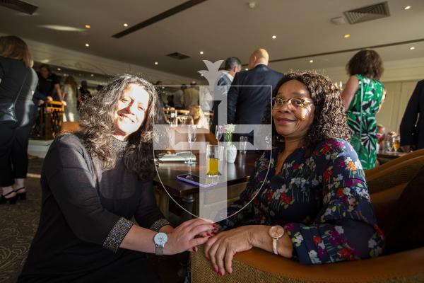 Picture by Luke Le Prevost. 07-10-23.
Pride of Guernsey Awards 2023.
L-R Emilia Fernandes and Topsy Mtshali