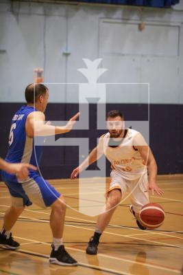 Picture by Sophie Rabey.  03-11-23.  Basketball Action at Beau Sejour - Chargers v Le Mont Saint.