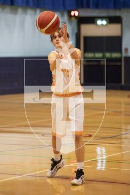 Picture by Sophie Rabey.  03-11-23.  Basketball Action at Beau Sejour - Chargers v Le Mont Saint.