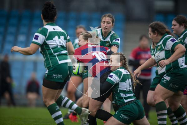 Picture by Luke Le Prevost. 04-11-23.
Ladies rugby action at Footes Lane - Raiders Ladies v Aylesford