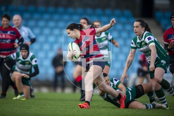 Picture by Luke Le Prevost. 04-11-23.
Ladies rugby action at Footes Lane - Raiders Ladies v Aylesford