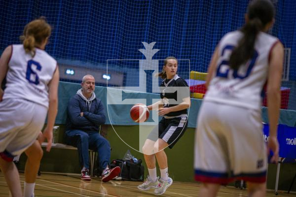 Picture by Luke Le Prevost. 08-11-23.
Womens basketball action at Beau Sejour - Ravenscroft v Pumas