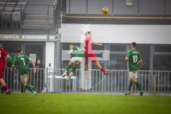 Picture by Sophie Rabey.  12-11-23.  Football Action at Footes Lane.  Under 21 Muratti - Guernsey vs Jersey.