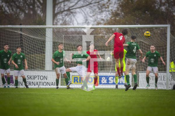 Picture by Sophie Rabey.  12-11-23.  Football Action at Footes Lane.  Under 21 Muratti - Guernsey vs Jersey.