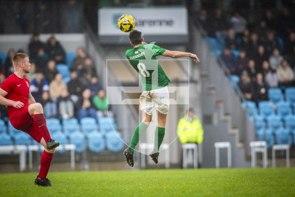 Picture by Sophie Rabey.  12-11-23.  Football Action at Footes Lane.  Under 21 Muratti - Guernsey vs Jersey.