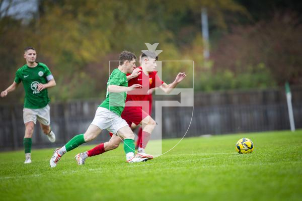 Picture by Sophie Rabey.  12-11-23.  Football Action at Footes Lane.  Under 21 Muratti - Guernsey vs Jersey.