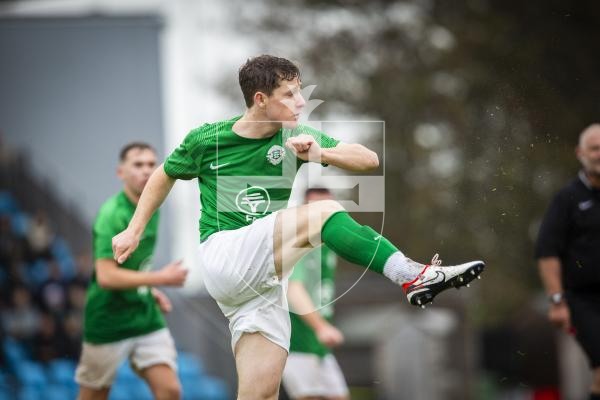 Picture by Sophie Rabey.  12-11-23.  Football Action at Footes Lane.  Under 21 Muratti - Guernsey vs Jersey.