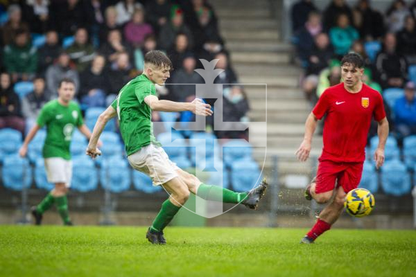 Picture by Sophie Rabey.  12-11-23.  Football Action at Footes Lane.  Under 21 Muratti - Guernsey vs Jersey.