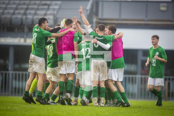 Picture by Sophie Rabey.  12-11-23.  Football Action at Footes Lane.  Under 21 Muratti - Guernsey vs Jersey.