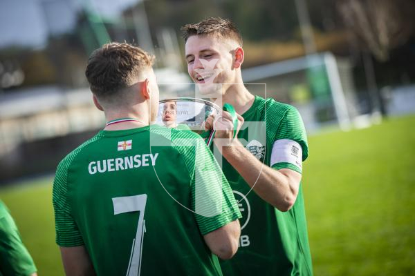 Picture by Sophie Rabey.  12-11-23.  Football Action at Footes Lane.  Under 21 Muratti - Guernsey vs Jersey.