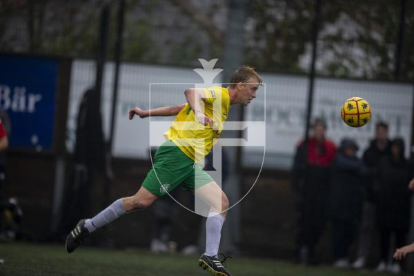 Picture by Luke Le Prevost. 18-11-23.
Priaulx League football action at the KGV - Rangers v Vale Rec