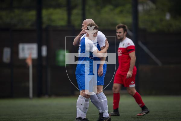 Picture by Luke Le Prevost. 18-11-23.
Priaulx League football action at the KGV - Sylvans v Rovers