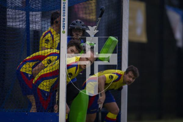 Picture by Luke Le Prevost. 18-11-23.
Hockey action at Footes Lane - Yobbos v Colombians