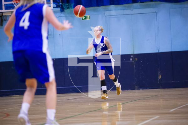 Picture by Peter Frankland. 22-11-23 Basketball at Beau Sejour. Comets v Diamonds