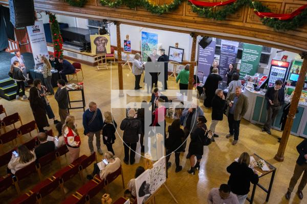 Picture by Luke Le Prevost. 29-11-23.
Sovereign Art Foundation Students Prize exhibition, auction and awards at St James.
