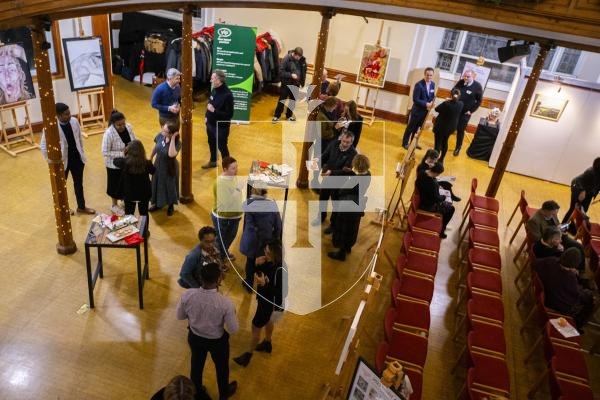 Picture by Luke Le Prevost. 29-11-23.
Sovereign Art Foundation Students Prize exhibition, auction and awards at St James.