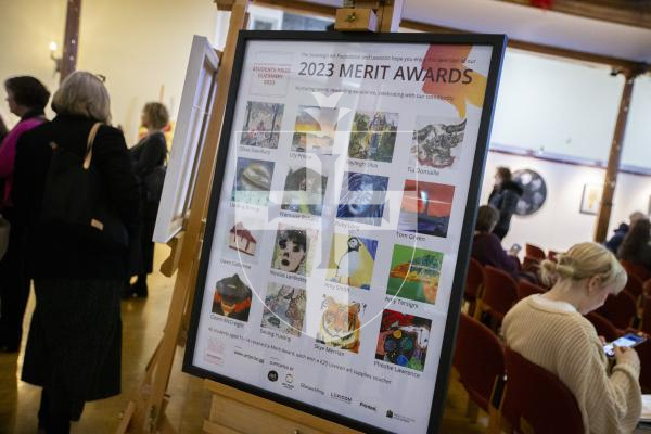 Picture by Luke Le Prevost. 29-11-23.
Sovereign Art Foundation Students Prize exhibition, auction and awards at St James. Merit Awards